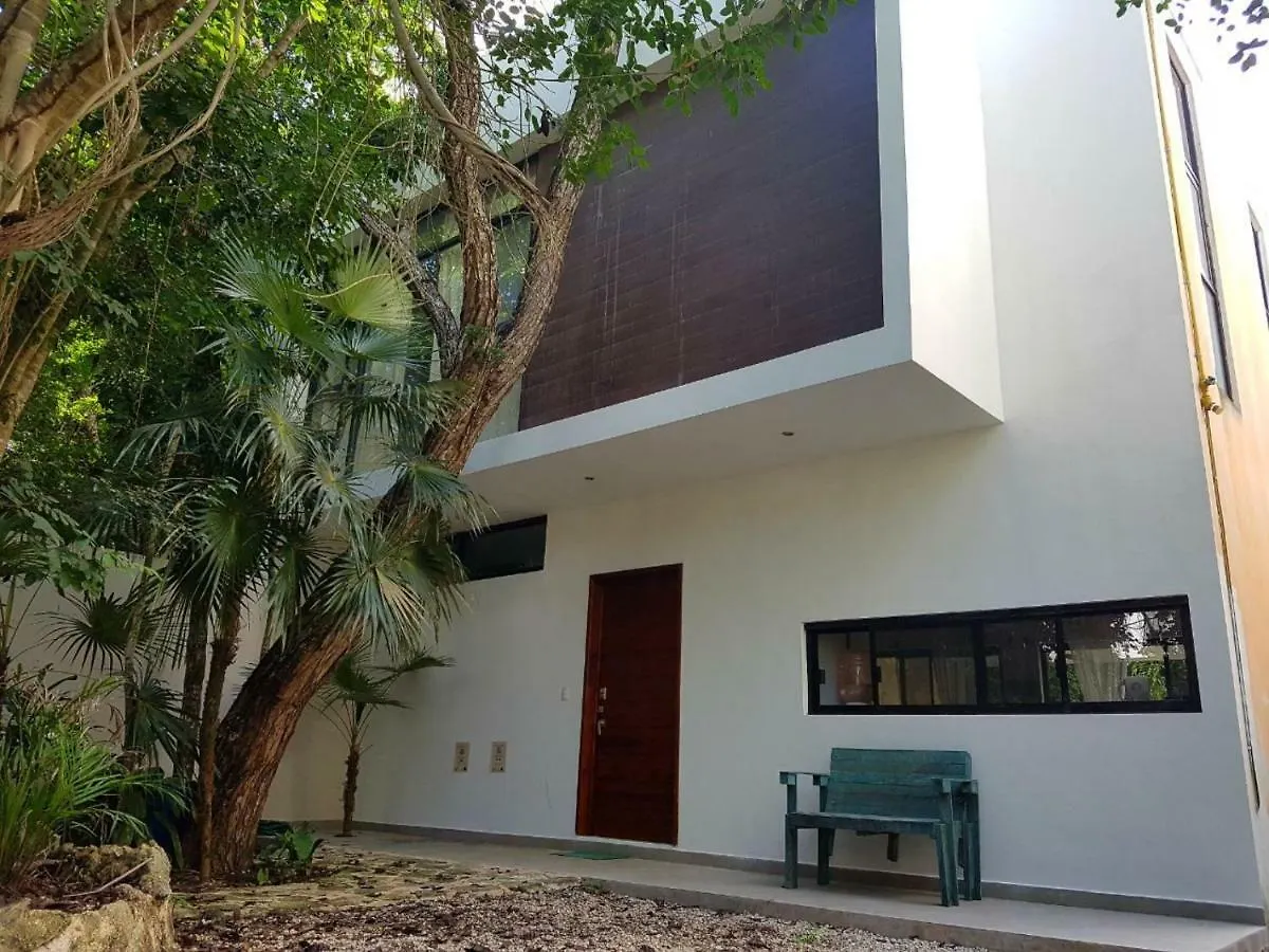 Tatil Evi Relaxing Casa Tzalam 3Br Surrounded By Nature By Happy Address Tulum